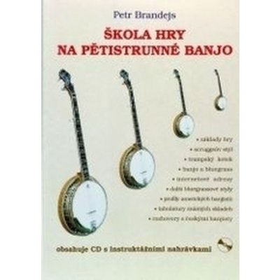 Škola na pětistrunné banjo + CD – Zboží Mobilmania