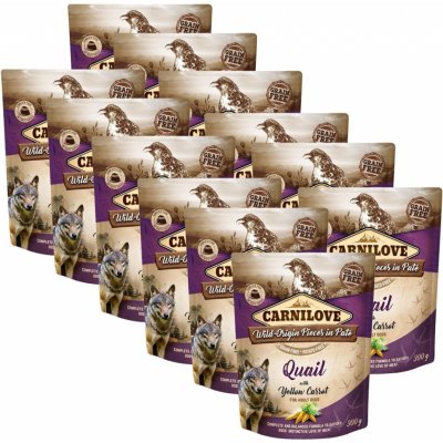Carnilove Quail with Yellow Carrot 12 x 300 g – Zboží Mobilmania