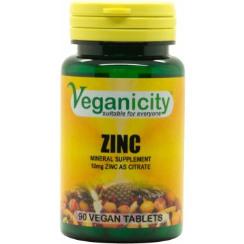 Veganicity Zinek 10 mg 90 tablet