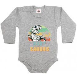 Dětské body Babysaurus Barva Tmavý melír Canvas Dětské body Bezvatriko.cz