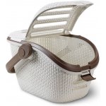 Curver přepravka Rattan 51 x 38 x 33 cm – Zboží Dáma