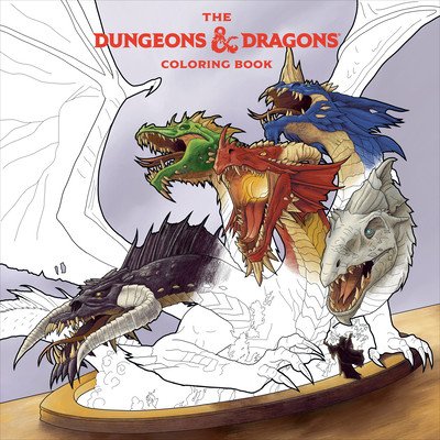 The Dungeons & Dragons Coloring Book: 80 Adventurous Line Drawings Official Dungeons & Dragons LicensedPaperback – Hledejceny.cz