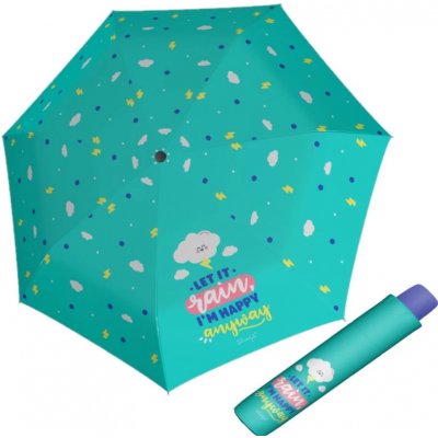Doppler Kids Mini Smiling avo dětský skládací deštník modrý