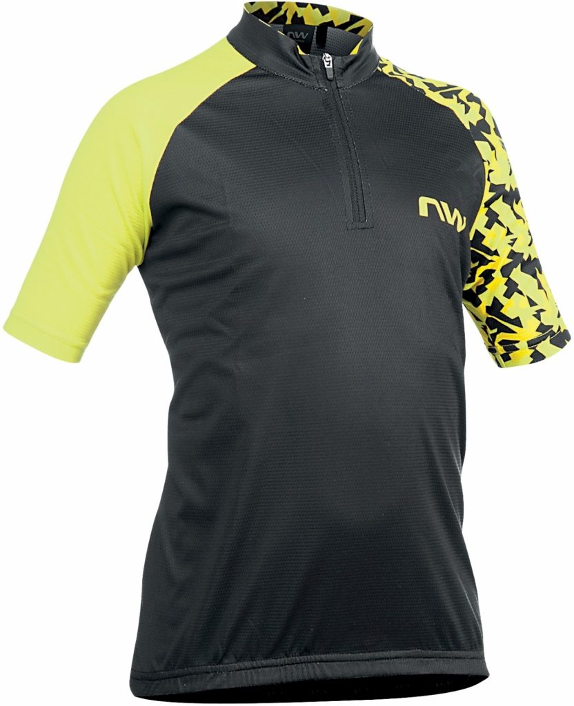 Maglia Ciclismo Northwave Origin Manica Corta - Nero, Taglia L, Chiusura Con Cerniera - 2