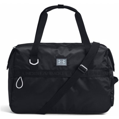 Under Armour Essentials Duffle Black/Harbor Blue 33 L – Zboží Mobilmania