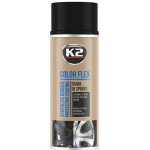 K2 Color Flex 400 ml černá lesklá – Sleviste.cz