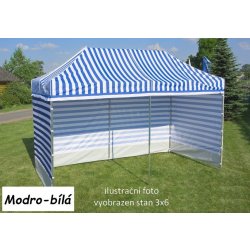 Tradgard 57110 PROFI STEEL párty stan 3 x 6 modro-bílá