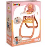 Smoby Baby Nurse Jídelní židlička pro panenky 0370 – Zboží Mobilmania