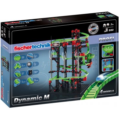 Fischer technik 533872 Profi Dynamic M Kuličková dráha 550 ks – Zboží Dáma