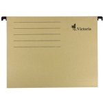 VICTORIA Závěsné zakládací desky, A4, béžové 25 ks – Zboží Živě
