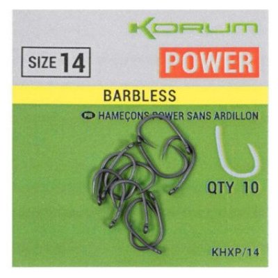 Korum Xpert Power Hooks Barbless vel.8 10ks – Zboží Mobilmania