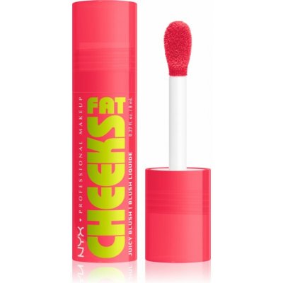 NYX Professional Makeup Fat Cheeks Juicy Blush tekutá tvářenka 06 Bouncin Berry 8 ml – Zboží Dáma
