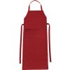 Zástěra Workwear Verona Dlouhá pracovní zástěra s laclem 01146-01 Regency Red