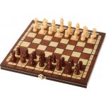 Šachy dřevěné 3v1 29x29cm – Zboží Živě