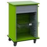 DEXTER 25 TRANSPARENT vozík boxový, roletový, 1180x780x620 mm, jarní zeleň – Hledejceny.cz
