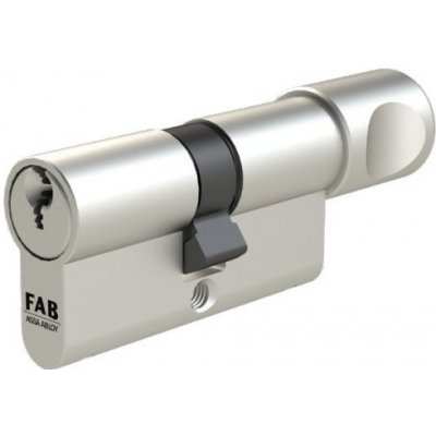 Assa Abloy FAB 3.02/DKmNs 30+60K 5 klíčů kovový knoflík, Nikl satén - ochrana proti odvrtání – Zboží Mobilmania