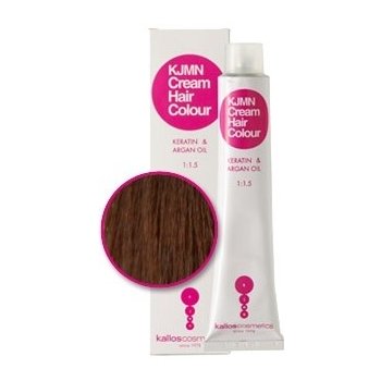 Kallos KJMN s keratinem a arganovým olejem 5.53 Cacao Cream Hair Colour 1:1.5 100 ml