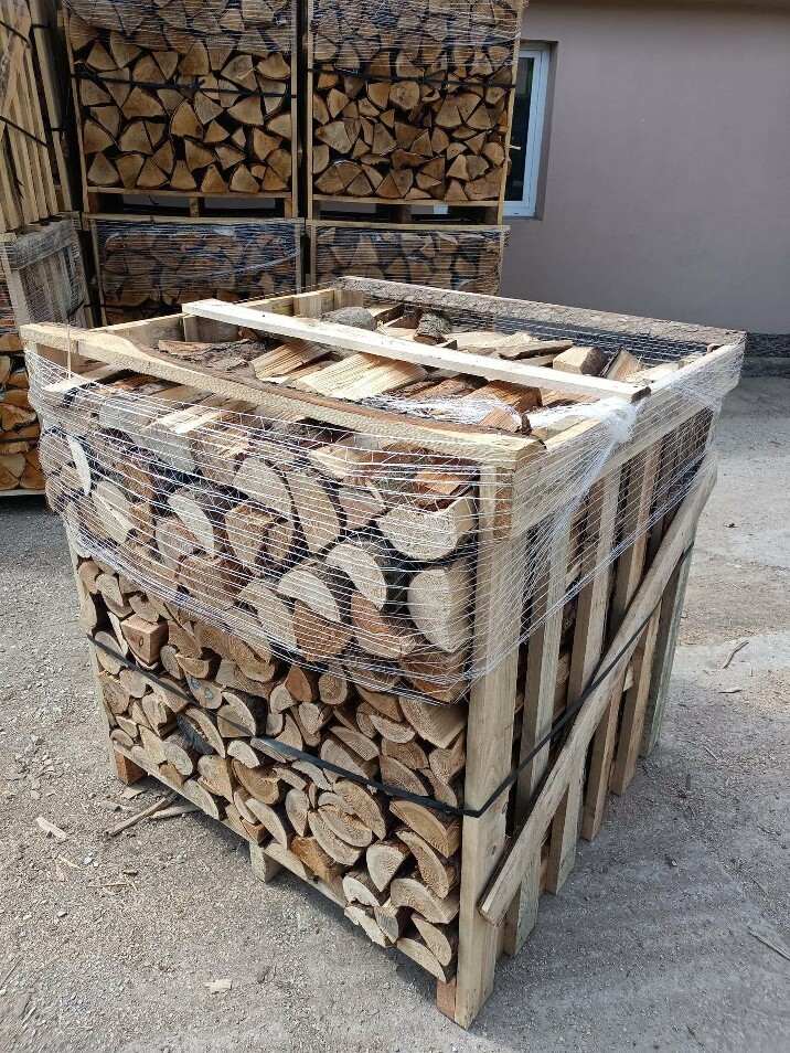 OPTIMTOP Palivové dřevo rovnané, borovice, 25 cm, 1 prmr