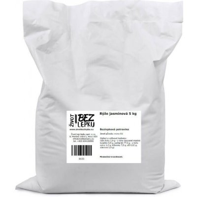 Život bez lepku Rýže jasmínová 5 kg – Sleviste.cz