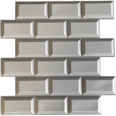 Grace 3D Samolepící 30 x 30 cm bílé retro kachle PD621 4ks – Hledejceny.cz