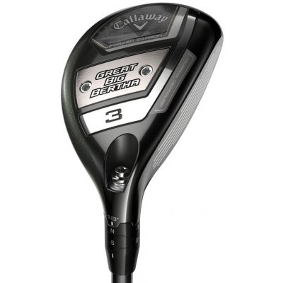 Callaway Great Big Bertha pánské hybrid RH graphite light 23° UST Helium Nanocore #5 – Hledejceny.cz