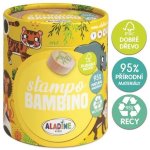 Aladine Dřevěná razítka StampoBambino Safari – Zboží Dáma