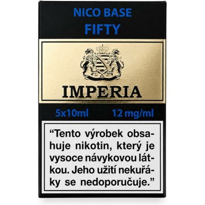 Imperia Fifty Nico Base 50VG/50PG 10 ml 12 mg – Hledejceny.cz