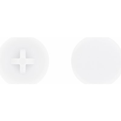 Plastová krytka na šrouby/vruty TX20 bílá pr. 11,5 mm, 30 ks – Hledejceny.cz