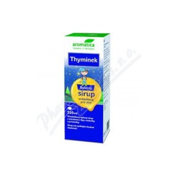 Aromatica Bylinný sirup Thymínek od 3 let 210 ml