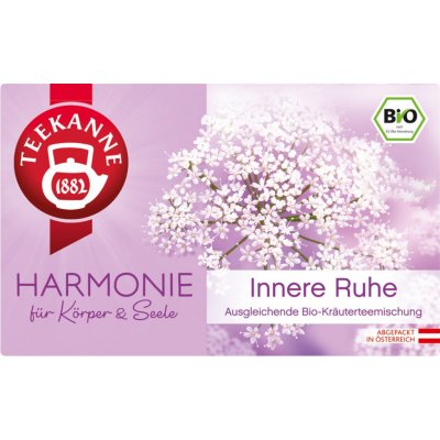 TEEKANNE Organic Harmony for Body and Soul Inner Peace 20 dvoukomorových sáčků