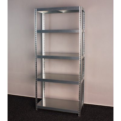 Regál Vega 5 polic 180x80x40 cm 150 kg – HobbyKompas.cz