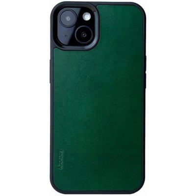 Lemory iPhone 13 kožený tmavě zelené