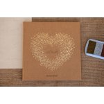 Kniha hostů se zlatým srdcem se jmény – Zboží Dáma