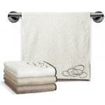 Osuška Veba NORA ELIPSY SMETANOVÁ 70 x 140 cm – Sleviste.cz