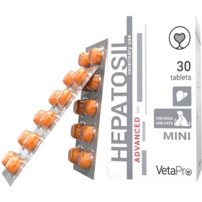 VetaPro Hepatosil Advanced Mini 30 tbl – Hledejceny.cz