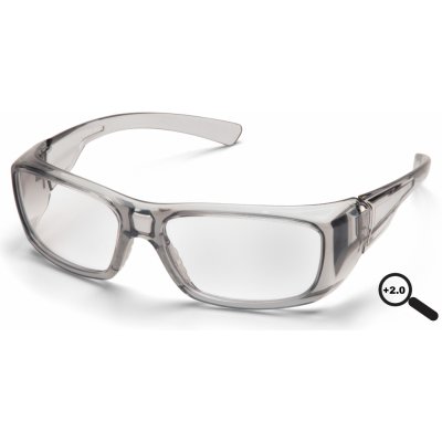 Pyramex Emerge ESG7910D20, ochranné brýle průsvitně šedá obruba, čiré – Hledejceny.cz