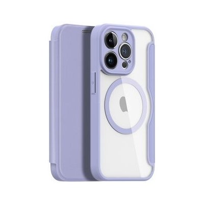 Pouzdro Dux Ducis Skin X iPhone 14 Pro, MagSafe, fialové