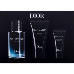 Christian Dior Sauvage EDP 60 ml + sprchový gel 50 ml + hydratační krém na obličej a vousy 20 ml dárková sada – Sleviste.cz