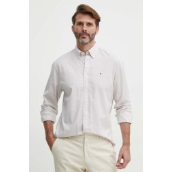 Tommy Hilfiger pánská košile regular s límečkem button-down MW0MW30935 béžová