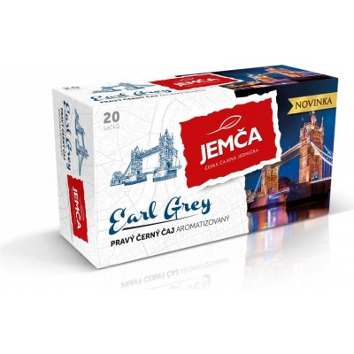 Jemča Earl Grey pravý černý čaj 20 x 1,5 g – Zboží Mobilmania