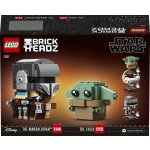 LEGO® BrickHeadz 75317 Mandalorian a dítě – Zboží Dáma