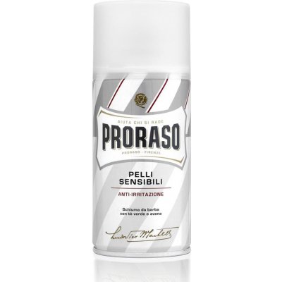 Proraso pěna na holení pro citlivou pleť Green Tea and Oatmeal 50 ml – Zbozi.Blesk.cz