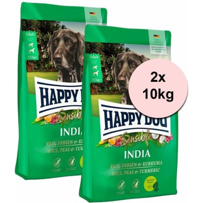 Happy Dog Supreme Sensible India 2 x 10 kg – Zboží Mobilmania