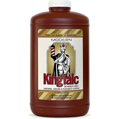 Pudr na podrážděnou pokožku po holení a stříhání BARBICIDE King Talc Vintage 200 g – Sleviste.cz