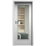 Sapeli Elegant Komfort M40 posuvné bílá pór 70 x 210 cm Čiré sklo – Hledejceny.cz
