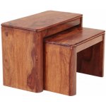 Indickynabytek Tina sada 2ks z masivu palisandr sheesham – Zboží Dáma