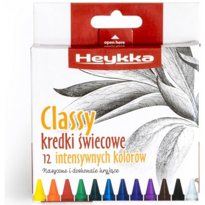 Heykka voskovky Classy, 12 barev HE610101 – Zboží Dáma