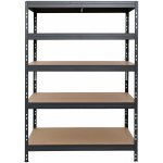 Majster Regál Rivet 180 x 120 x 45 cm 5 polic antracit šedá – Zboží Dáma