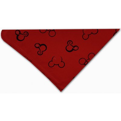 Dětský bavlněný šátek Miki LOVE červená – Zboží Mobilmania