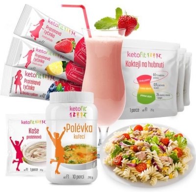 KetoFit Zkušební balíček ketodieta 18 porcí, 233g – Zboží Dáma
